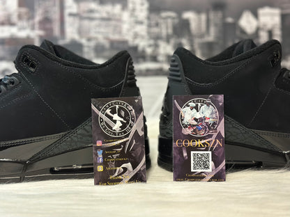 Jordan Retro 3 Black Cat 2025 CT8532-001