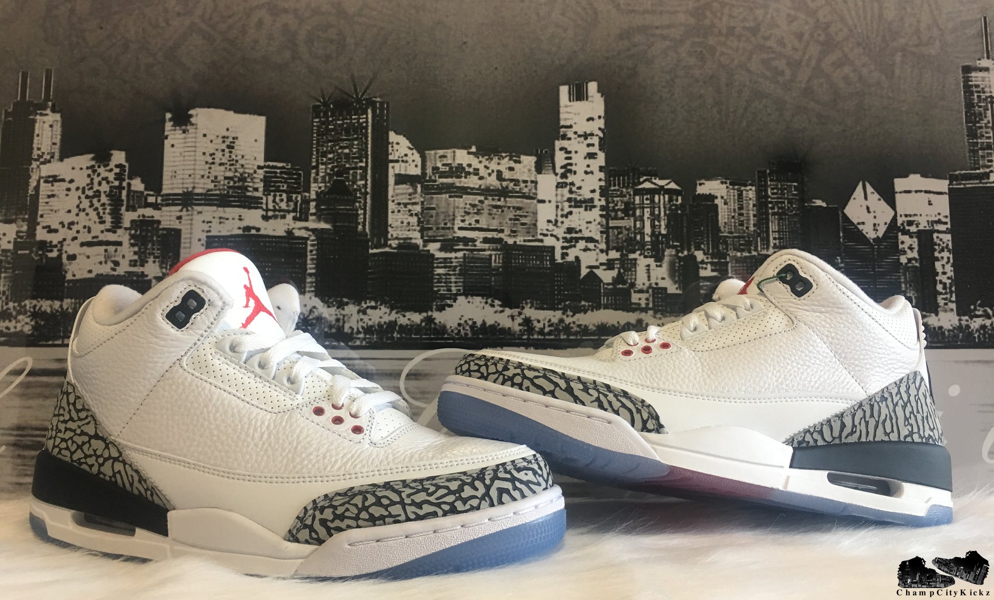 Jordan 3 white cement 2018 deals